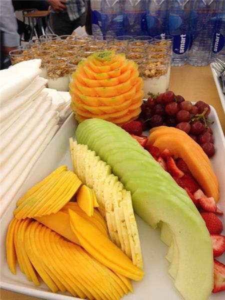 fruit platter display