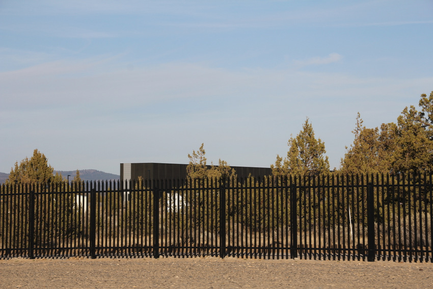 fence trees landscape