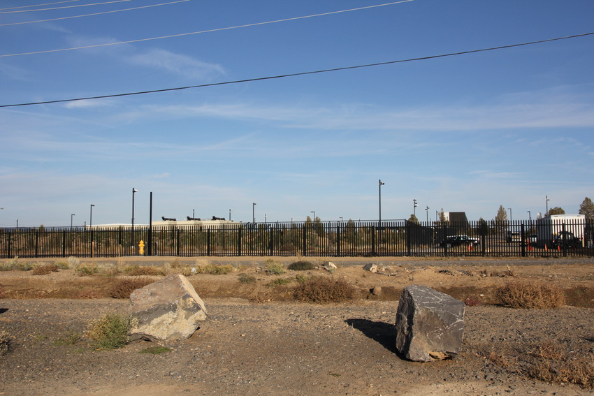 industrial fence landscape