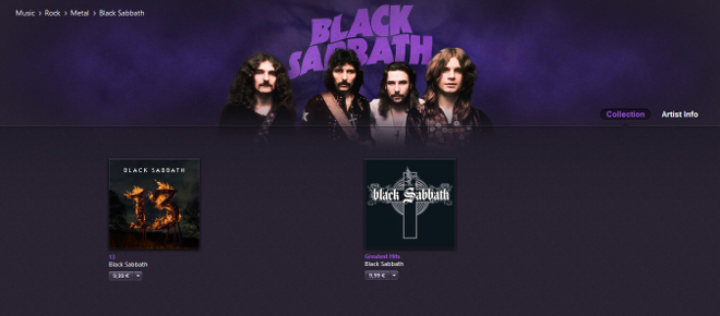 sabbath itunes