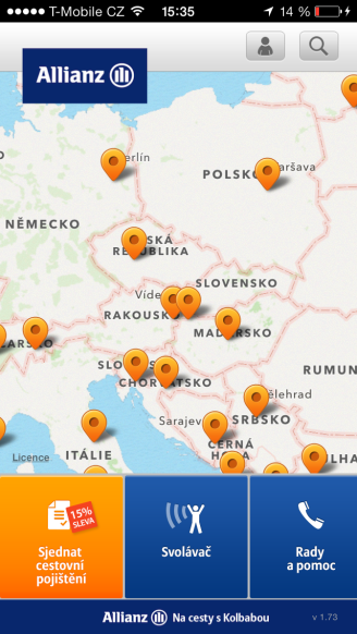 allianz map locations