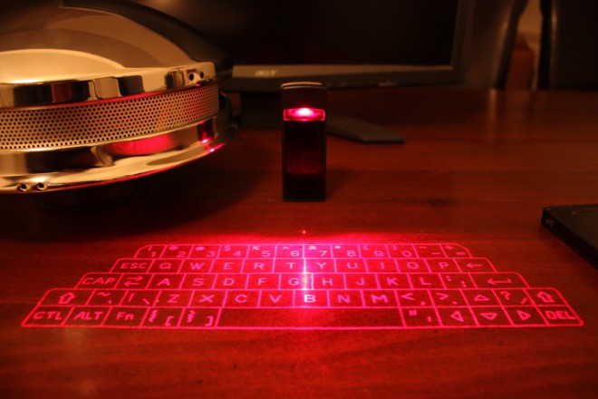 laser projection keyboard