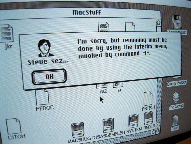 macintosh interface steve sez