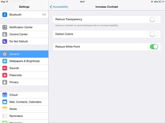 ipad accessibility settings