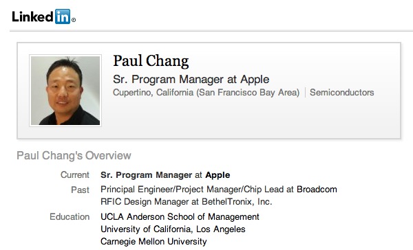 apple paul chang