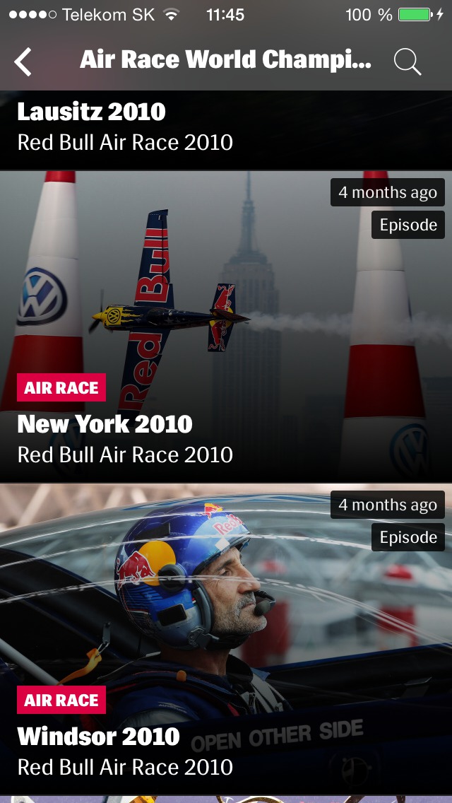 Red bull TV app