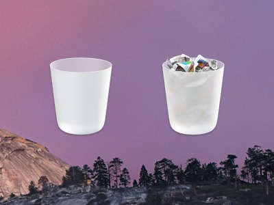 OS X Yosemite Trash