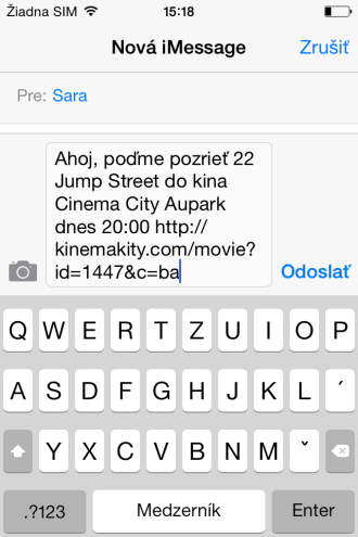 Kinema Kity SMS