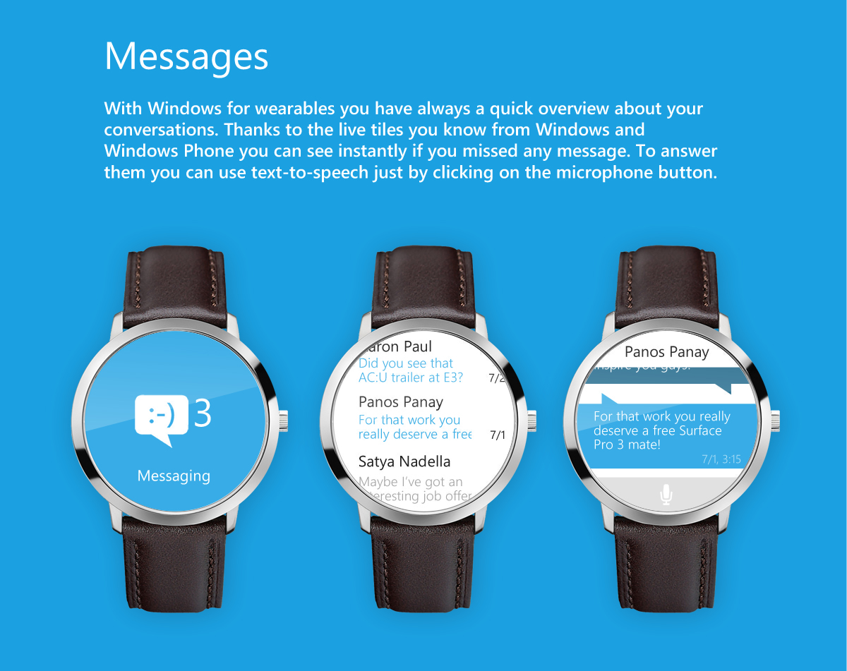 Microsoft SmartWatch koncept