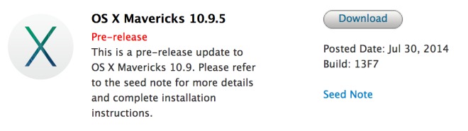 OS X 10.9.5 Yosemite