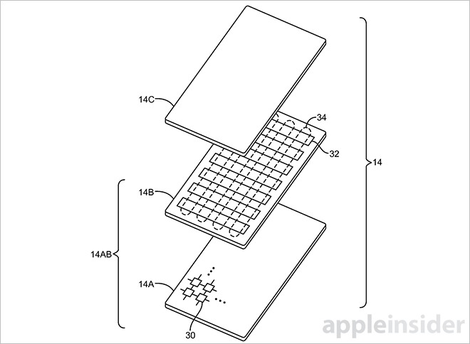 Apple flexible display with haptic feedback