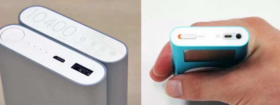 Xiaomi Mi Power Bank vs iPod mini