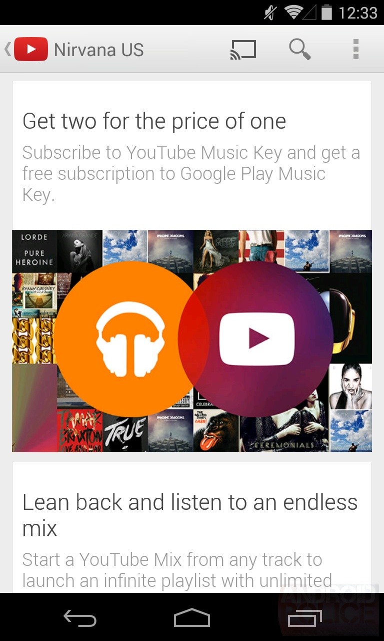 YouTube Music Key