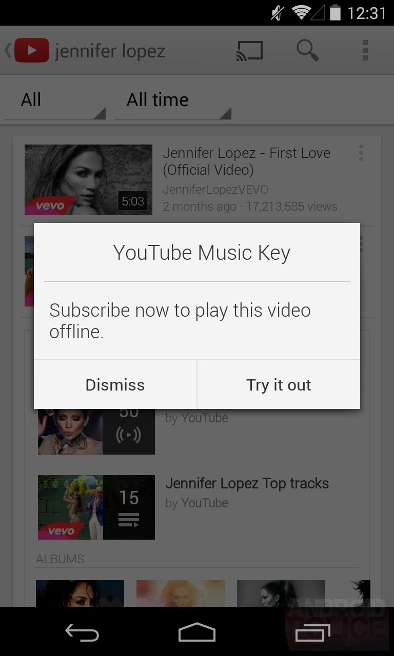 YouTube Music Key