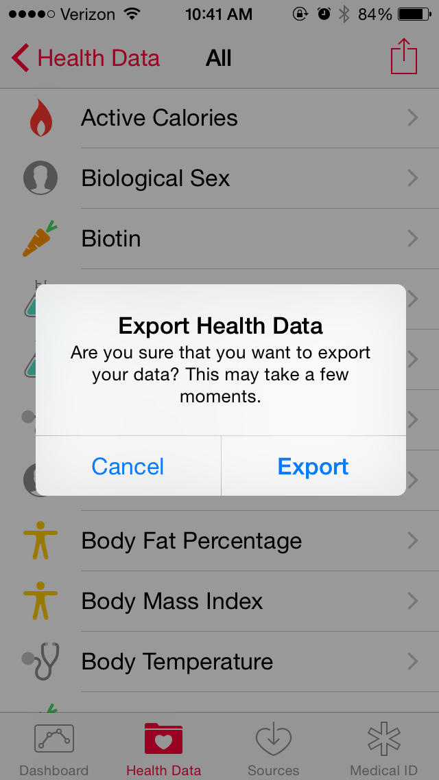 iOS 8 beta 5 health