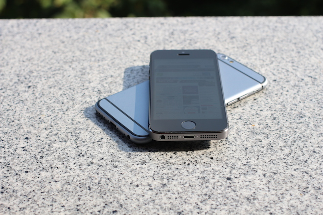 iPhone 6 and iPhone 5s