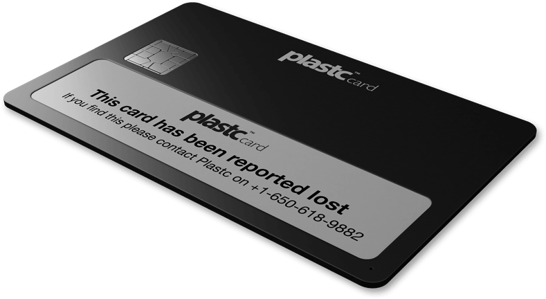Plastc locked card