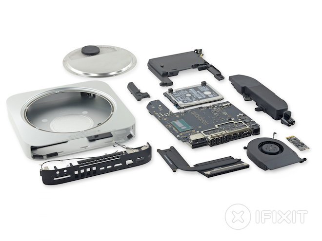iFixIt Mac mini 2014 teardown iFixIt Mac mini 2014 teardown