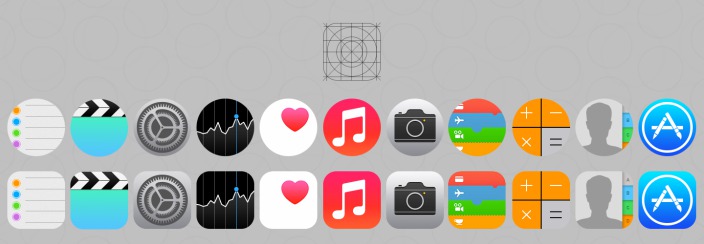 iOS watch icons concept