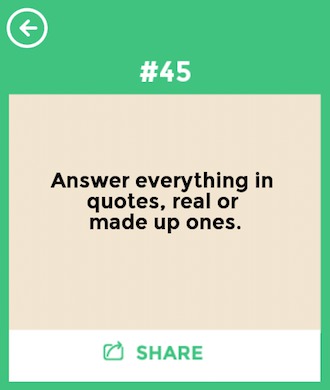 Pointless App tip 45