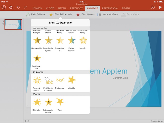 PowerPoint iPad