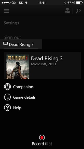 Xbox One SmartGlass