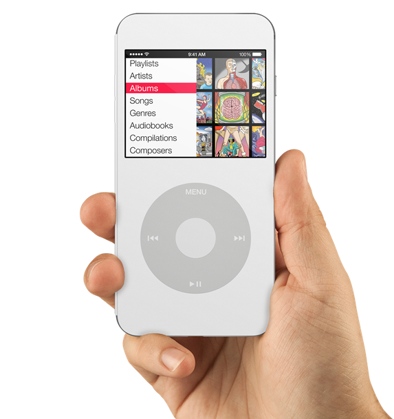 iPod Smart Cover hand