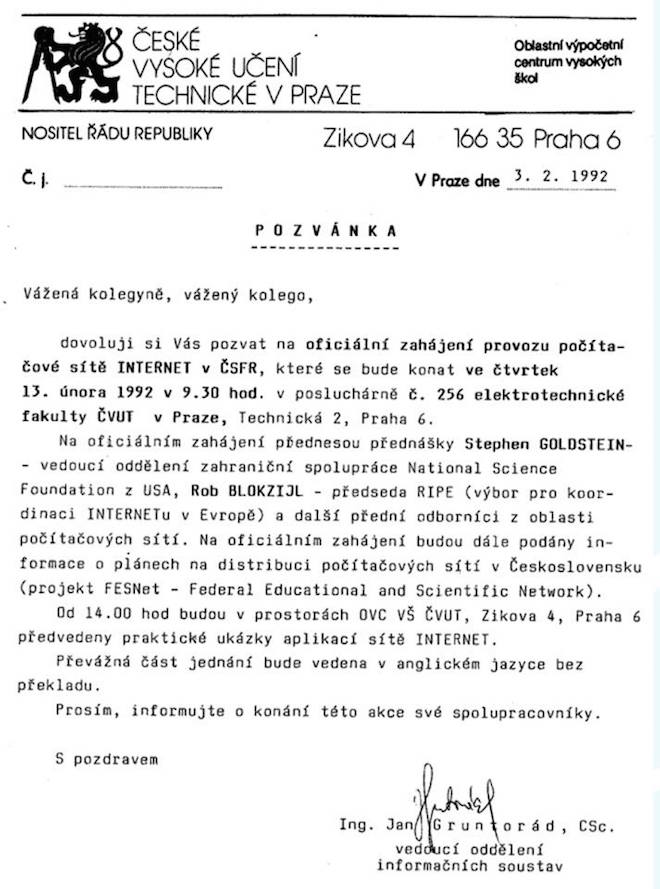 cesky internet 23 let