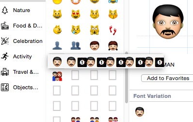 OS X 10.10.3 emoji