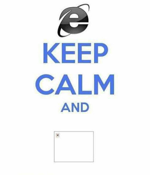 Internet Explorer joke