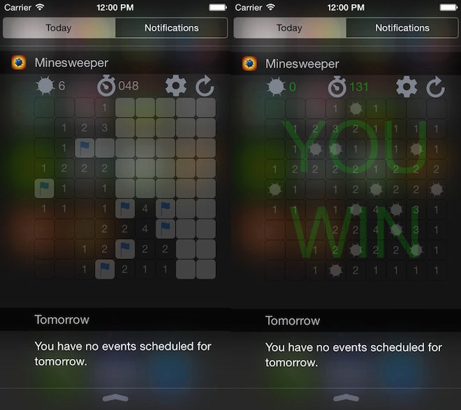 play-minesweeper-from-your-iphones-lock-screen-with-minesweeper-widget-edition play-minesweeper-from-your-iphones-lock-screen-with-minesweeper-widget-edition
