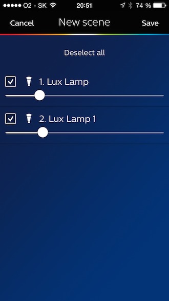 Philips Hue Lux app
