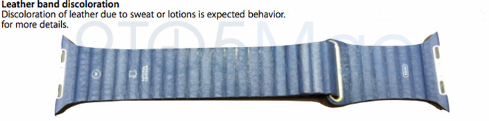 Apple Watch Band discoloration