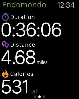 Endomondo Apple Watch