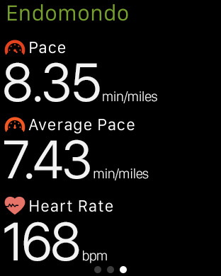 Endomondo Apple Watch