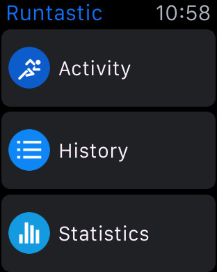 Runtastic Apple Watch
