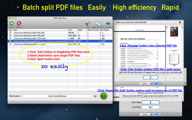 PDF split PDF split