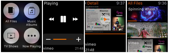 VLC for iOS Apple Watch