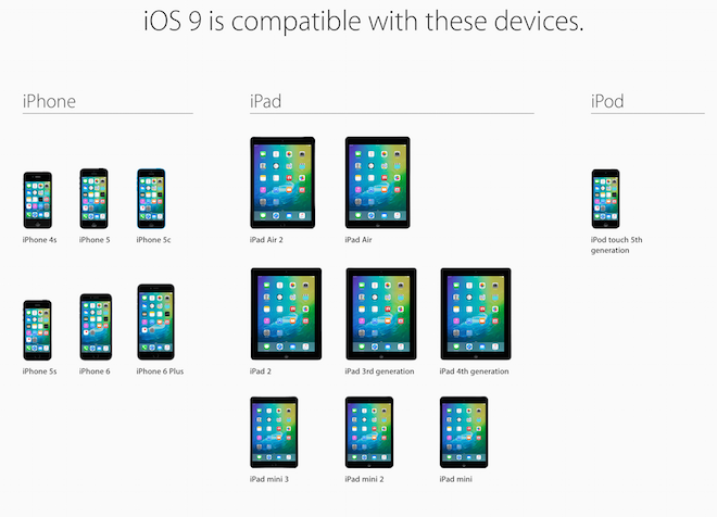 iOS 9 iOS 9