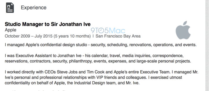 Harper Alexander leaves Apple