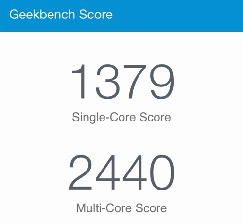 GeekBench - svetapple.sk