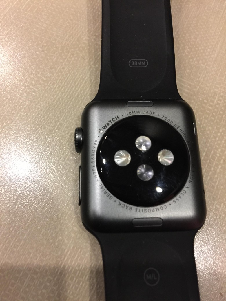 Apple Watch Sport Logo Peeling