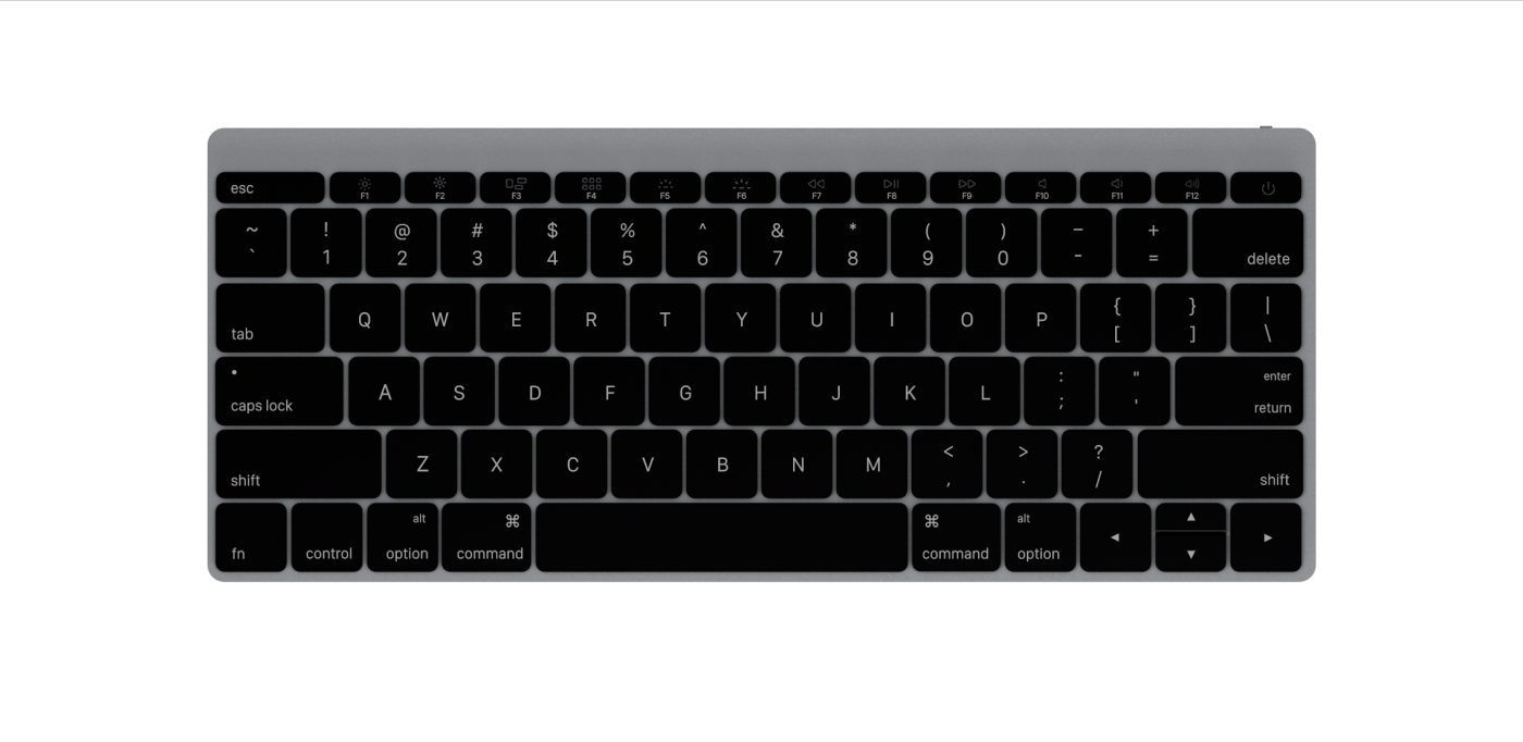 Apple Wireless Keyboard 2015 Space Grey