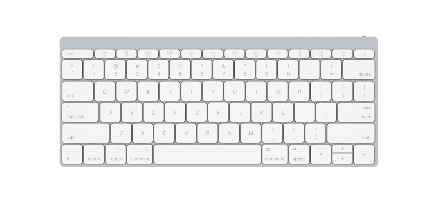 Apple Wireless Keyboard 2015 White