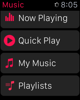watchOS 2 beta 5 Quick Play