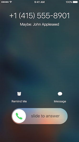 Siri Suggestion iOS 9