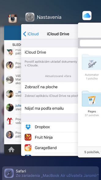 iOS 9 Multitasking