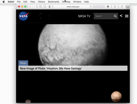 Safari OS X El Capitan Responsive Design