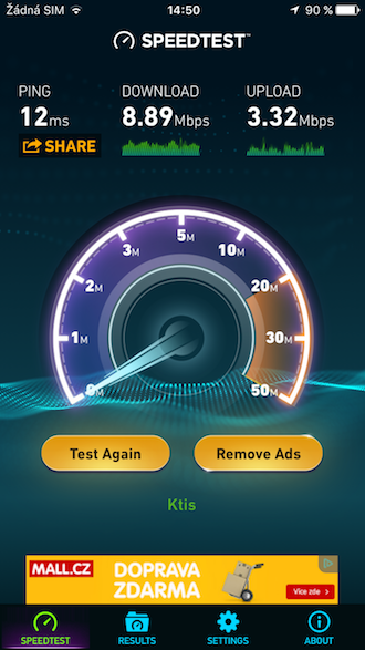 iPhone 6 Wi-Fi test