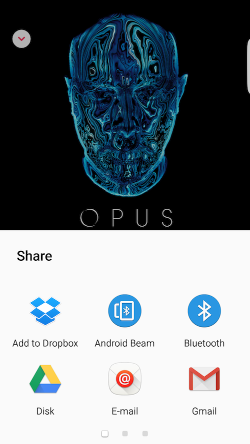 Apple Music Android Share Options